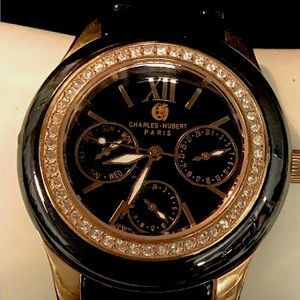 Charles Hubert Rose Gold Watch
